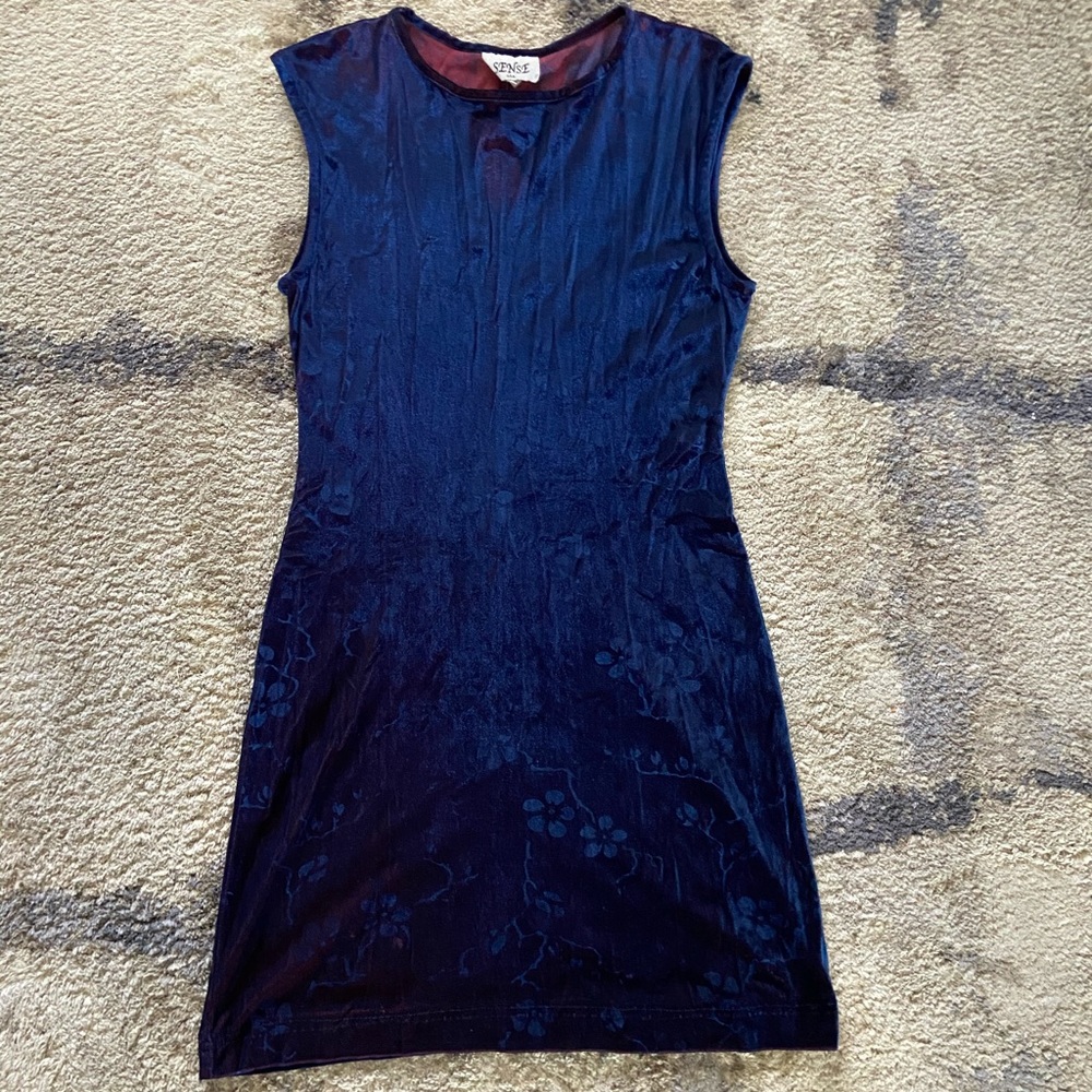 Vintage Color-Changing Velour Dress 💫